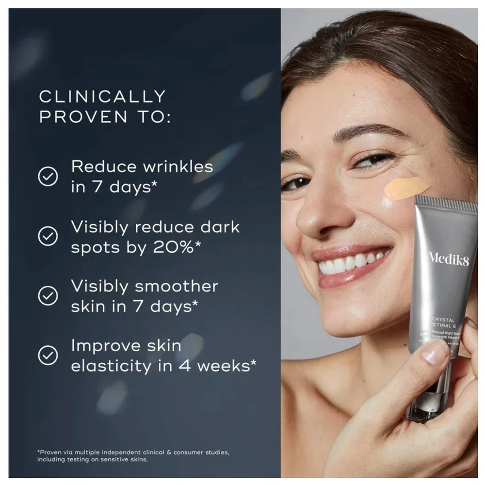 Medik8 Crystal Retinal 6 | Next-Generation Vitamin A Night Serum (30 ml) - Picture 7 of 10